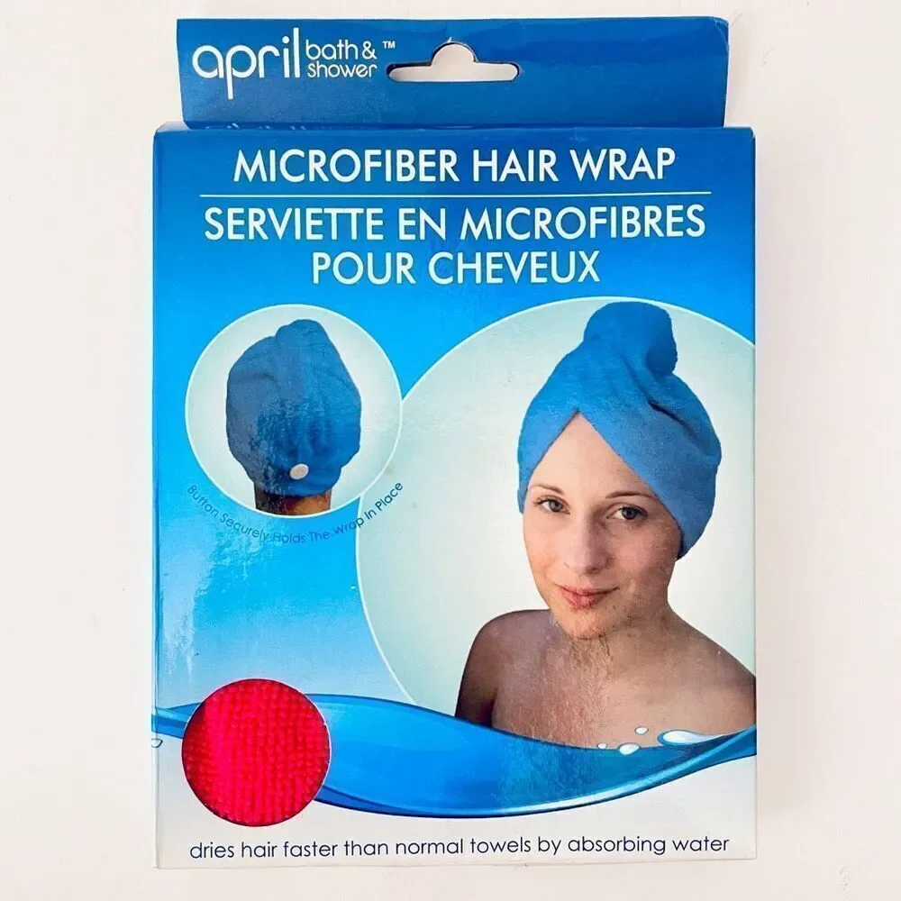 New 9 Microfiber Hair Wrap Hair Towel Pink Yellow